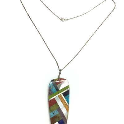 Artisan made necklace with pendant