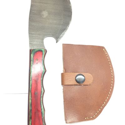 Damascus bladed hunting/throwing axe
