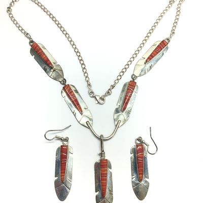 Navajo handmade jewelry set