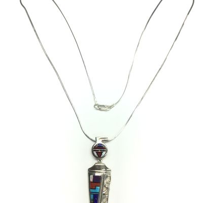 Artisan made necklace with pendant