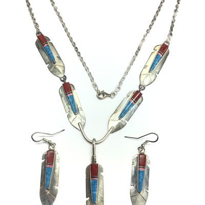 Navajo handmade jewelry set