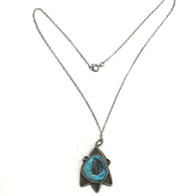 Artisan made necklace with pendant