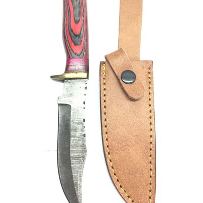 Damascus skinning knife