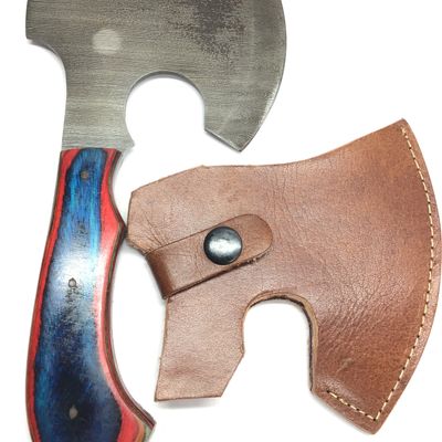 Damascus bladed hatchet