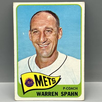 1965 Topps Warren Spahn #205