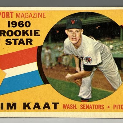 1960 Topps Jim Kaat RC #136 - HOF