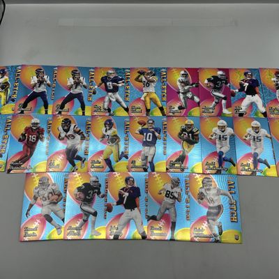 (23) 2024 Topps Chrome Football All Etch Inserts W/ Stars, Rookies, & Parallels - Caleb Williams RC