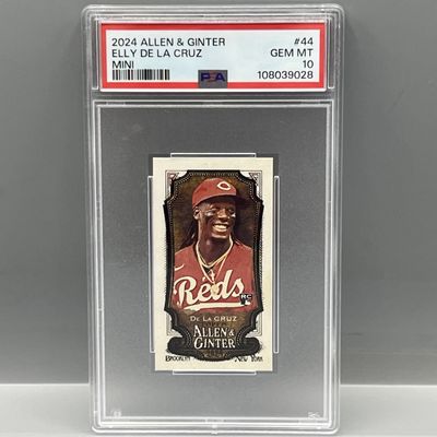 2024 Topps Allen & Ginter Elly De La Cruz Mini RC #44 PSA Gem Mint 10