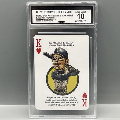 2025-26 Hero Decks Ken Griffey Jr. King of Hearts - Slabbed By CCG Grading
