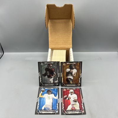 2015 Bowman Black Border Football Complete 110 Rookie Card Set W/ Jameis Winston RC, Marcus Mariota RC, Stefon Diggs RC, & Amari...