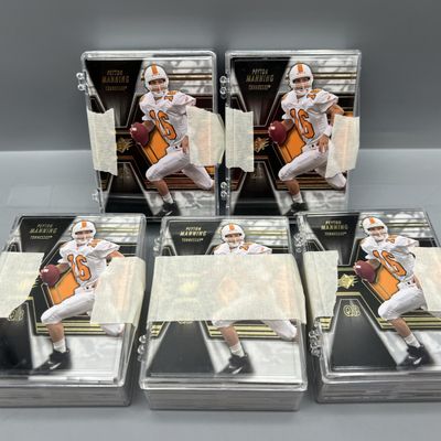 (5) 2014 Upper Deck SP Authentic SPX Complete 50-Card Sets