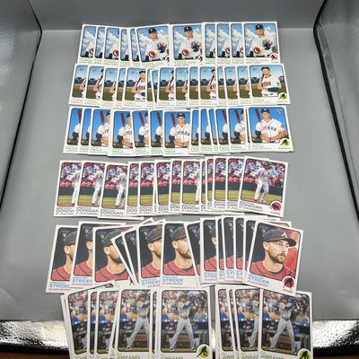 (90) 2022 Topps Heritage Baseball Rookies - (15) of Each Player - Spencer Strider, CJ Abrams, Spencer Torkelson, & More