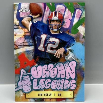 2024 Topps Chrome Jim Kelly Urban Legends Case Hit SSP #UL-18