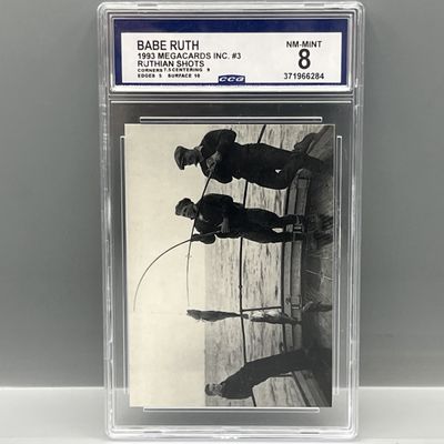 1993 MegaCards Inc. Babe Ruth #3 - Slabbed By CCG Grading