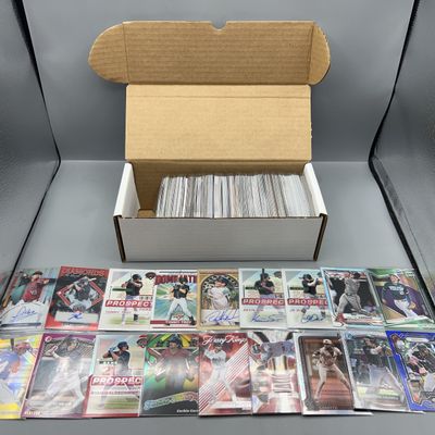 Box of Assorted Arizona Diamondbacks Baseball Cards W/ Many Stars, Rookies, Autos, Relics, Refractors, Parallels, & More
