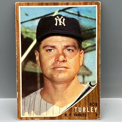 1962 Topps Bob Turley High Number #589