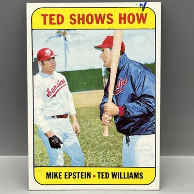 1969 Topps Ted Williams Shows How #539
