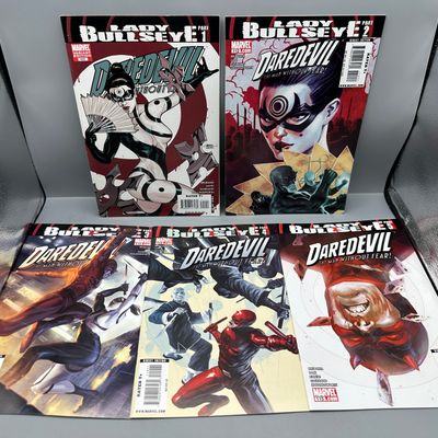 Marvel Comics Daredevil #111-115 (2008-2009) - Complete Lady Bullseye arc - #111 Terry Dodson Variant - 1st appearance of Lady Bullseye