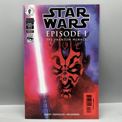 Dark Horse Comics Star Wars Episode I: The Phantom Menace #3 (1999) - Hugh Fleming Darth Maul variant cover