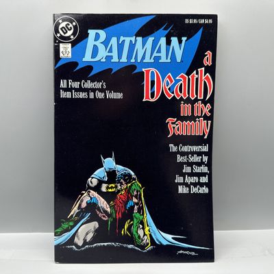 DC Comics Batman: A Death in the Family (1988) - Collected volume of issues #426-#429 - 1st printing - Death of Jason Todd