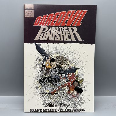 Marvel Comics Daredevil and the Punisher: Child's Play (1988) - Frank Miller and Klaus Janson art - Collects Daredevil #182-184