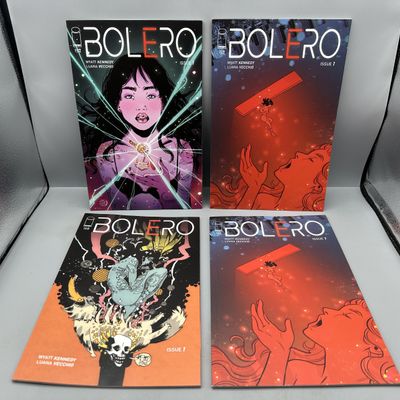 Image Comics Bolero #1 (2022) - Set of 4 variant covers including Maria Llovet, Jim Mahfood