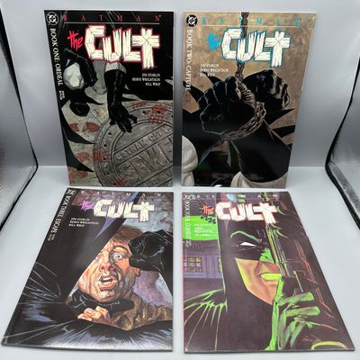 DC Comics Batman: The Cult #1-4 (1988) - First appearance of Deacon Blackfire - Berni Wrightson art