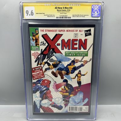 Marvel Comics All-New X-Men #33 (2014) CGC 9.6 Signature Series - Signed by Stan Lee - Hasbro Variant Cover - Miles Morales appearance
