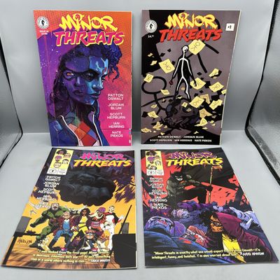 Dark Horse Comics Minor Threats #1 & 2 (2022) - Co-written by Patton Oswalt - Lot of 4