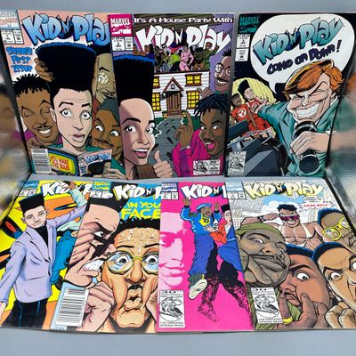 Marvel Comics Kid 'n Play #1, #2, #3, #4, #5, #6, #7 (1992) - Complete run - Features Spider-Man 30th Anniversary logos