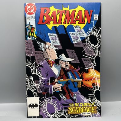 DC Comics Batman #475 (1992) - 1st appearance of Renee Montoya - "The Return of Scarface" Part One - Norm Breyfogle art