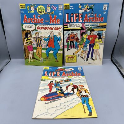 Archie Comics Archie and Me #24, Life with Archie #80 and #82 (1968-1969)