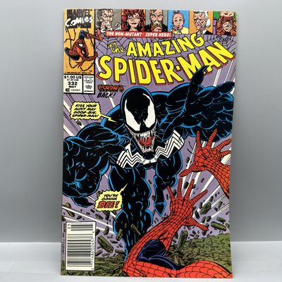 Marvel Comics The Amazing Spider-Man #332 (1990) - Venom cover and story arc - Erik Larsen art