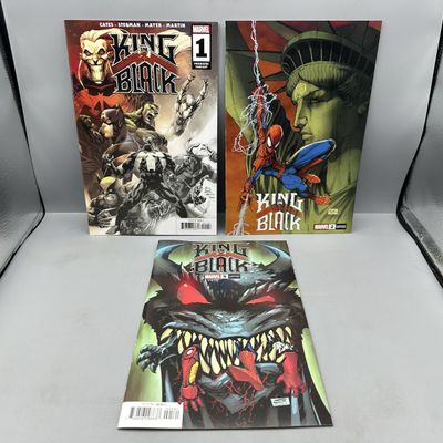 Marvel Comics King in Black #1, #2 & #5 (2020, 2021) - Premiere and Michael Turner Variant Covers - Sandoval Dragon Variant