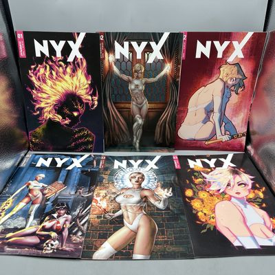 Dynamite Entertainment NYX #1, 2 & 3 (2021) - Variant Cover Collection - Rose Besch and Marco Vigonte art