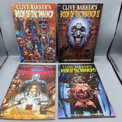 Epic Comics Clive Barker's Book of the Damned: A Hellraiser Companion set of four #I, II, III, and IV (1991-1993) - Complete...
