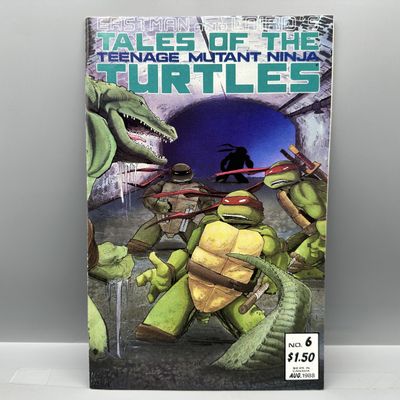 Mirage Studios Tales of the Teenage Mutant Ninja Turtles #6 (1988) - 1st appearance of Leatherhead - Lawson and Lavigne cover