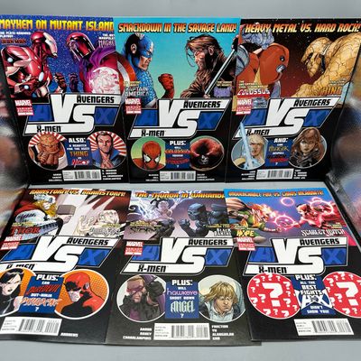 Marvel Comics AVX: VS #1-6 (2012) - Complete 6-issue set of Retailer Incentive Variant Editions - Art by Steve McNiven, Ed McGuinness,...