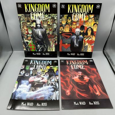 DC Comics Kingdom Come #1-4 (1996) - Complete limited series - Alex Ross painted art - Mark Waid story