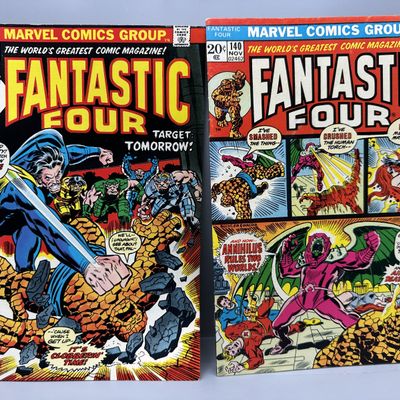 Marvel Comics Fantastic Four #139 and #140 (1973) - Annihilus and Miracle Man appearances