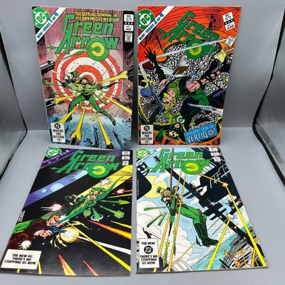 DC Comics Green Arrow #1-4 (1983) - Complete 4-issue limited series - First solo title - Trevor Von Eeden art