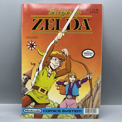 Valiant Comics The Legend of Zelda #1 (1990) 1st Print - Premiere issue of series - Art by Rodney Ramos and John Beatty - Tough to find book
