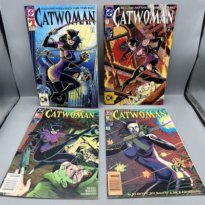 DC Comics Catwoman #1, 2, 3 & 4 (1993) - Debut issue of ongoing series - Jim Balent art