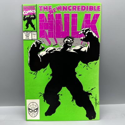 Marvel Comics The Incredible Hulk #377 (1991) - 1st appearance of Professor Hulk - Dale Keown cover and art