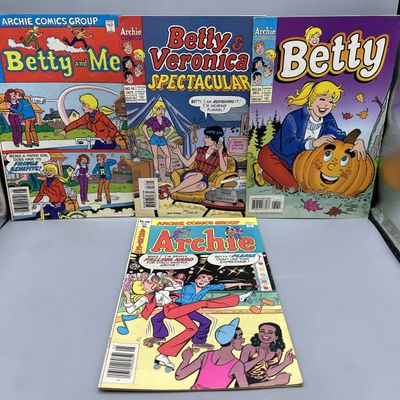 Archie Comics Archie #280, Betty and Me #102, Betty & Veronica Spectacular #16, and Betty #32 (1979-1995) - Art by Dan DeCarlo and...
