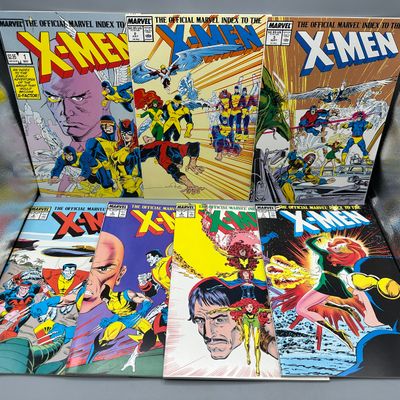 The Official Marvel Index to the X-Men Complete Seven-Issue Set Marvel Comics 1987-1988
