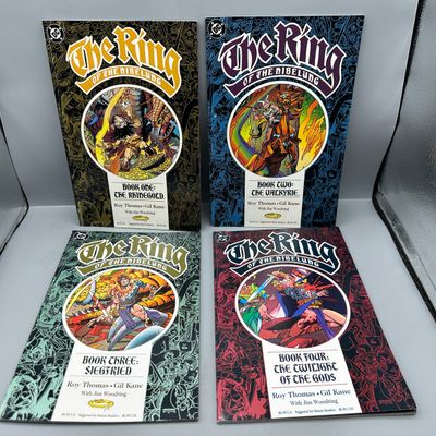 DC Comics The Ring of the Nibelung #1-4 (1989-1990) - Complete adaptation of Richard Wagner's opera cycle - Gil Kane art and covers