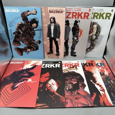 BOOM! Studios BRZRKR #1-6 lot of (9) w/ Variants (2021) - 1st appearance of B - Co-created by Keanu Reeves