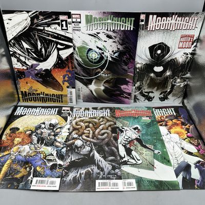 Marvel Comics Moon Knight #1-7 (2021-2022) - 1st appearance Hunter's Moon - McNiven and Cory Smith art