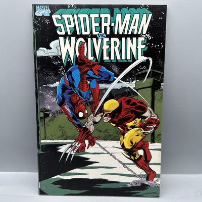 Marvel Comics Spider-Man vs. Wolverine #1 (1990) - Prestige format reprint of 1987 one-shot - Jim Owsley story and Mark Bright art